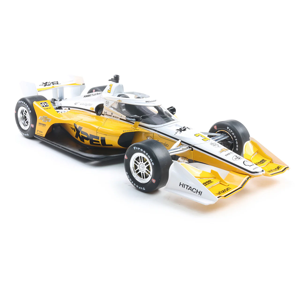 #3 Scott McLaughlin / Team Penske XPEL Road Course (2025 NTT INDYCAR Series) Diecast 1:18 Scale Model - IXO America IND18012 - Image 3